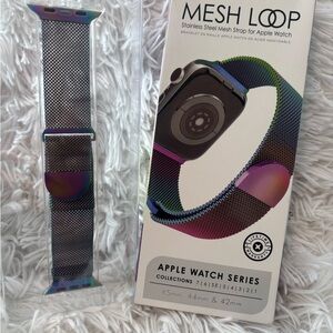 Mesh Loop Stainless Steel Milanese Band for Apple Watch - Iridescent